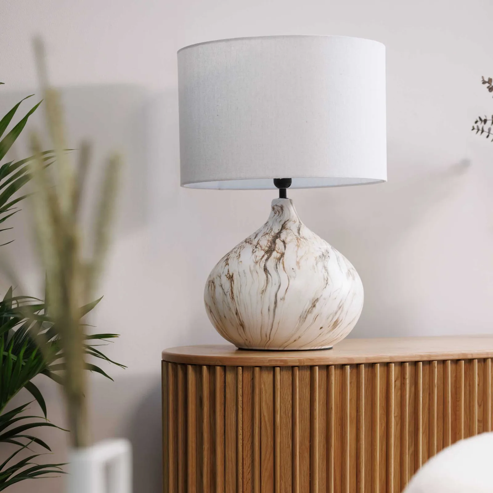 Marbled Table Lamp Ceramic | Barker & Stonehouse 2