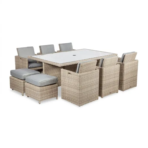 Wentworth 10 Seater Outdoor Cube Dining Set 6