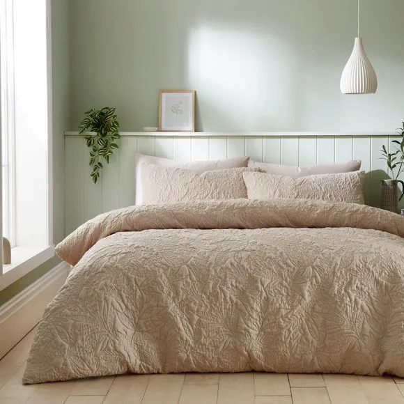 Filey Leaf Duvet Cover & Pillowcase Set 1