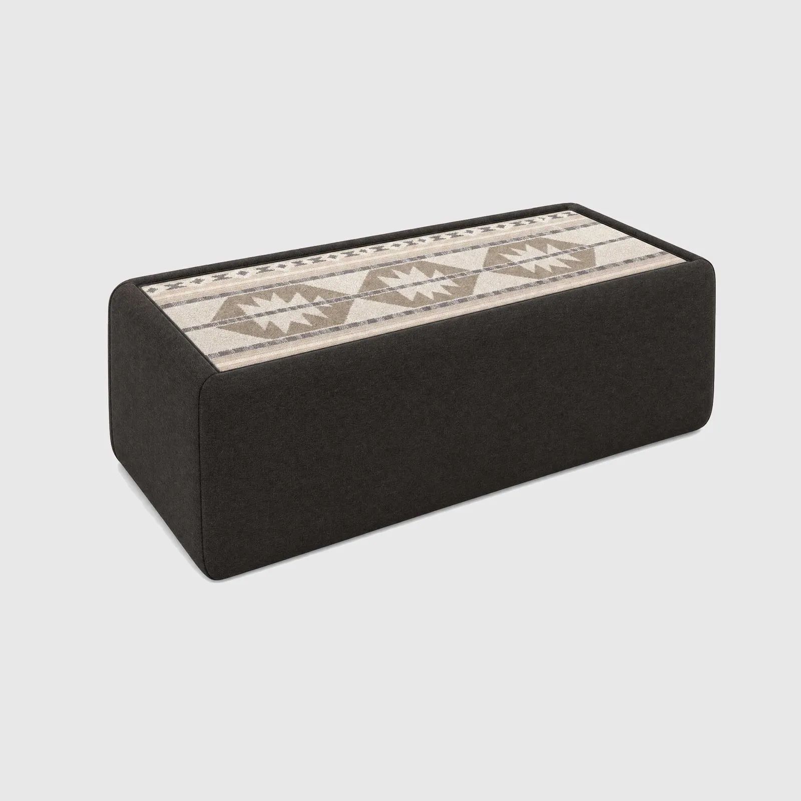 Bosham Rectangle Glass Top Table, Brown | Barker & Stonehouse