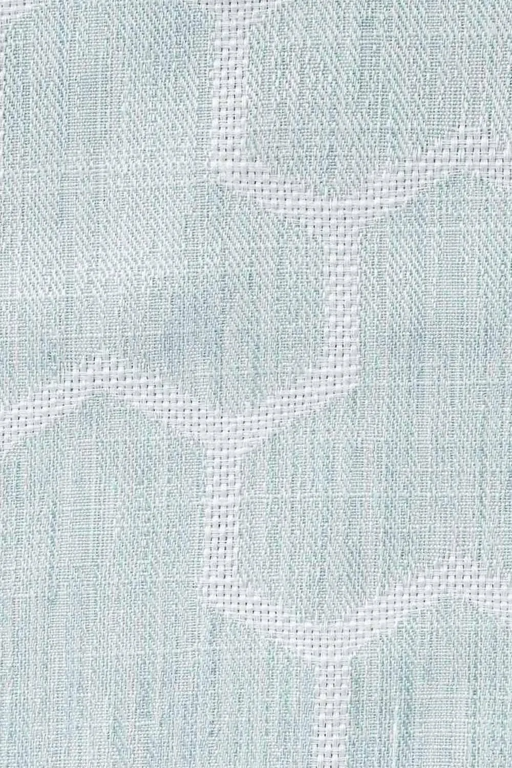 Homescapes Geometric Jacquard Blackout Eyelet Curtain Pair in Blue 2