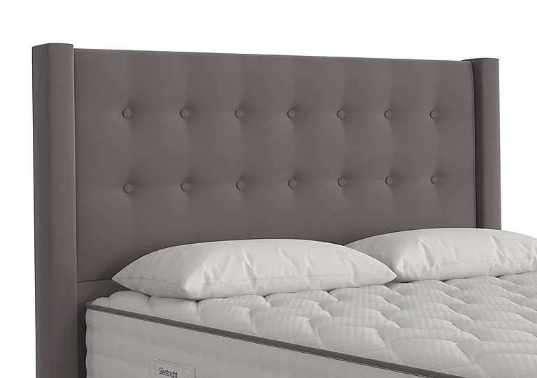 Meadow Floor Standing Headboard - Double - Luxury Charcoal