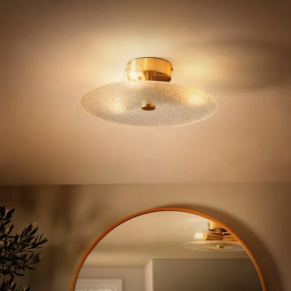 Circlet 3 Light Flush Bathroom Ceiling Light 2
