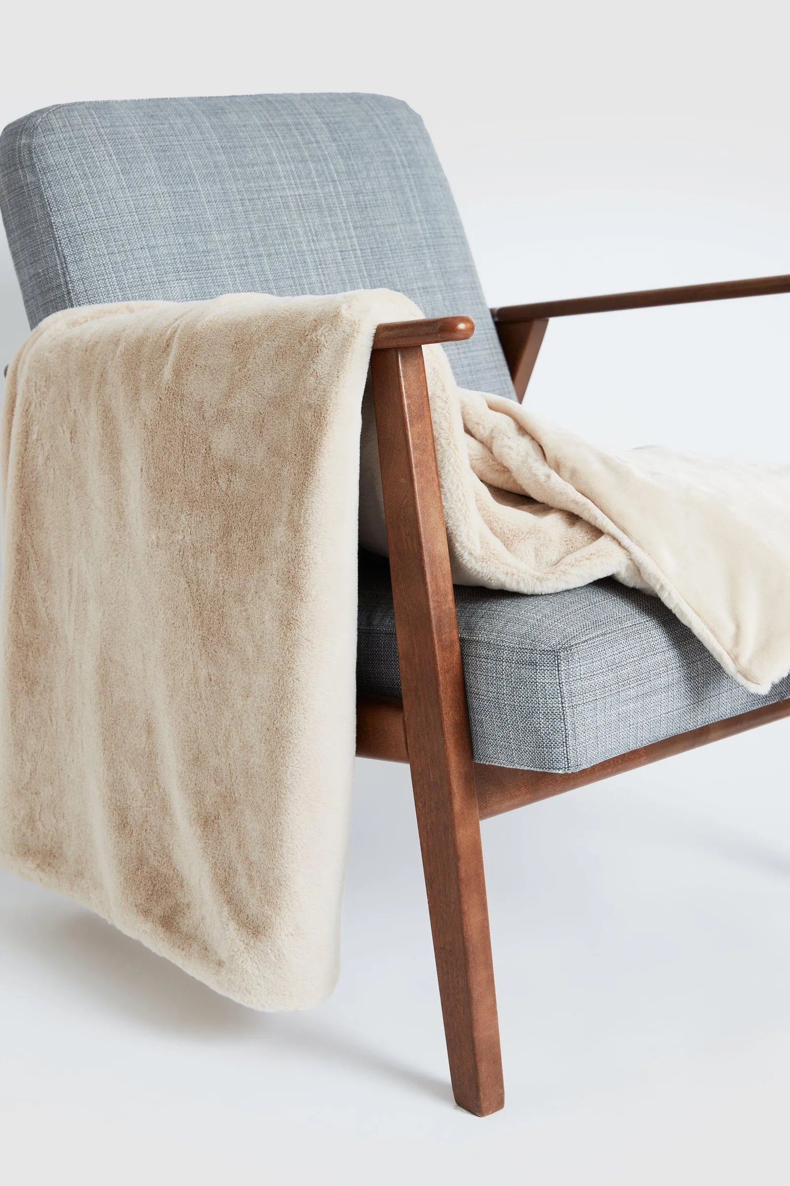 Faux Fur Throw
