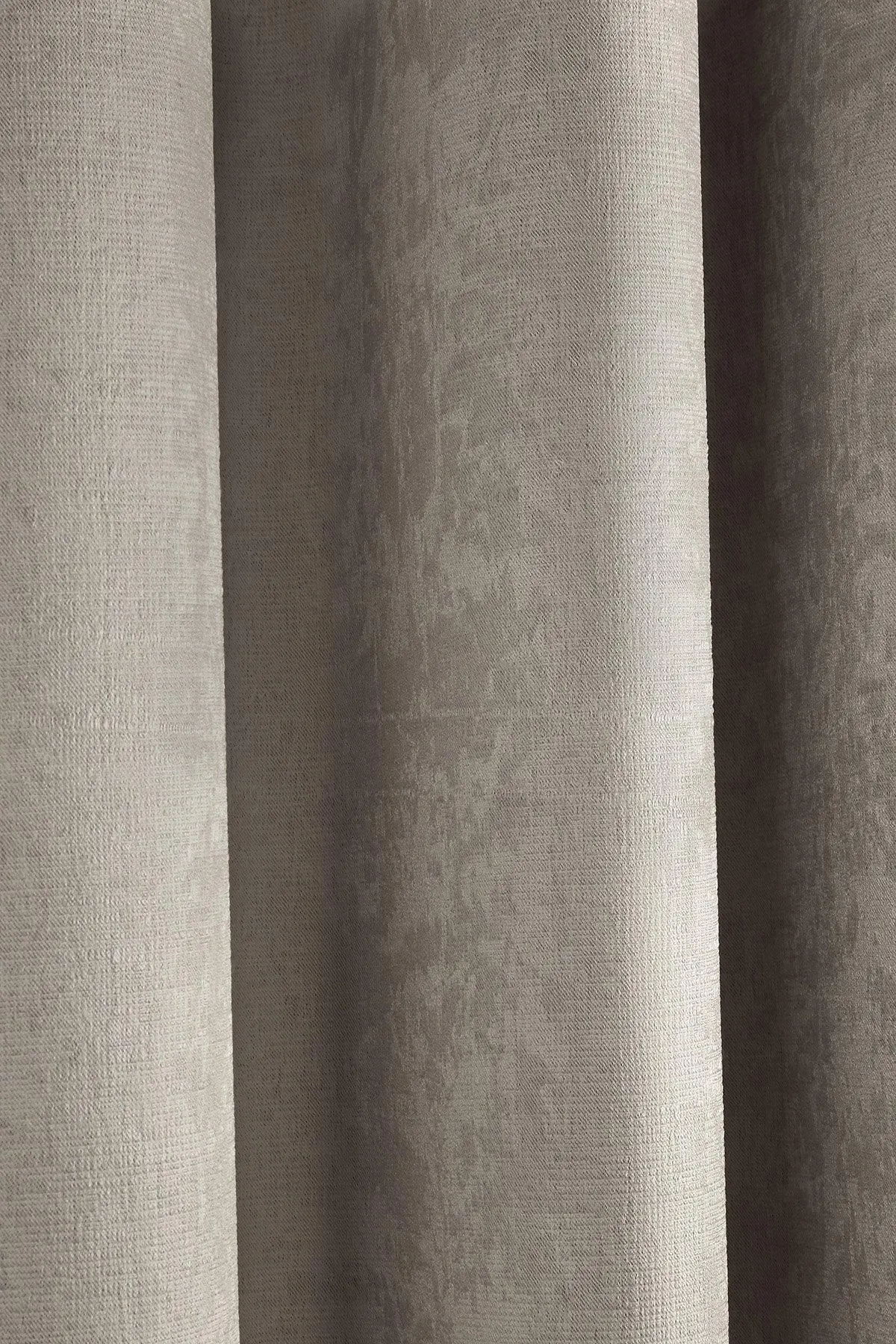 Fusion 'Strata' Triple-Woven Dimout Eyelet Curtains in Natural 4