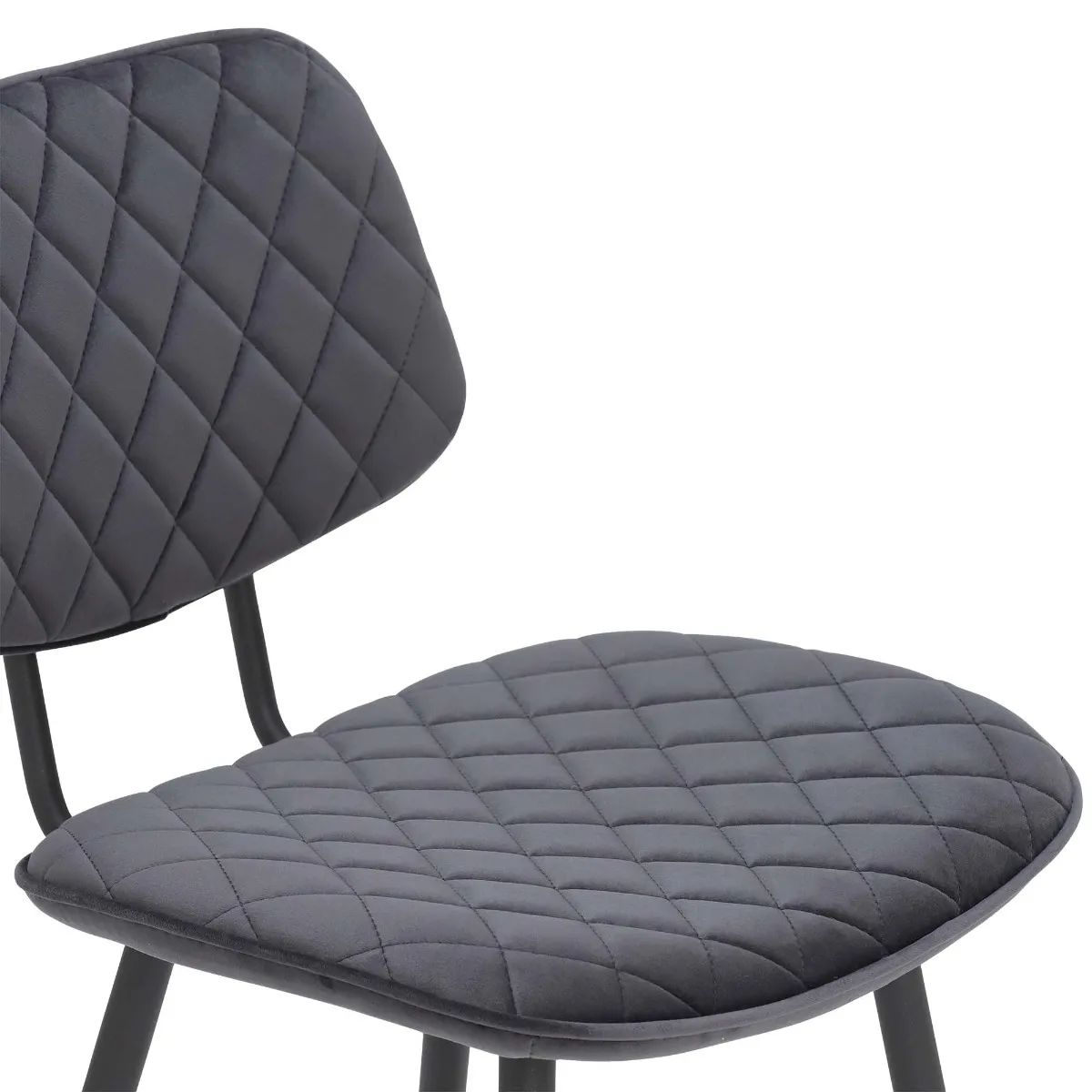 Archer Counter Stool, Grey Velvet | Barker & Stonehouse 5