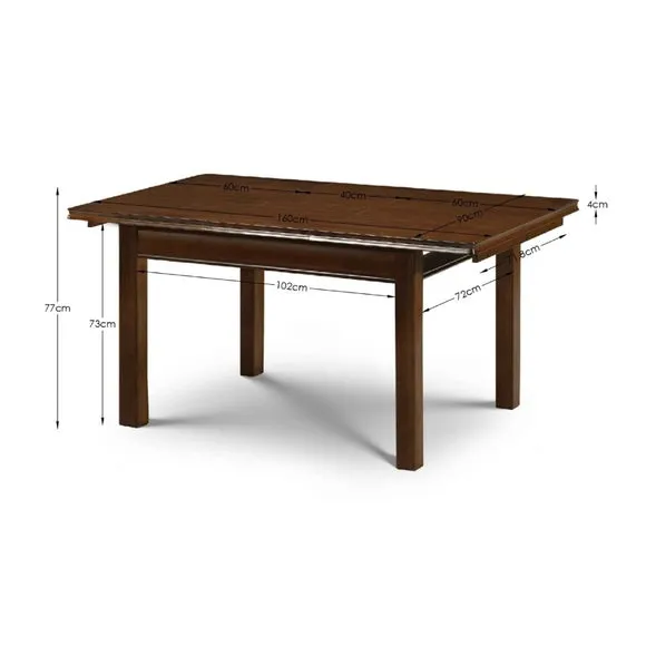 Canterbury 4-6 Seater Extendable Dining Table 3