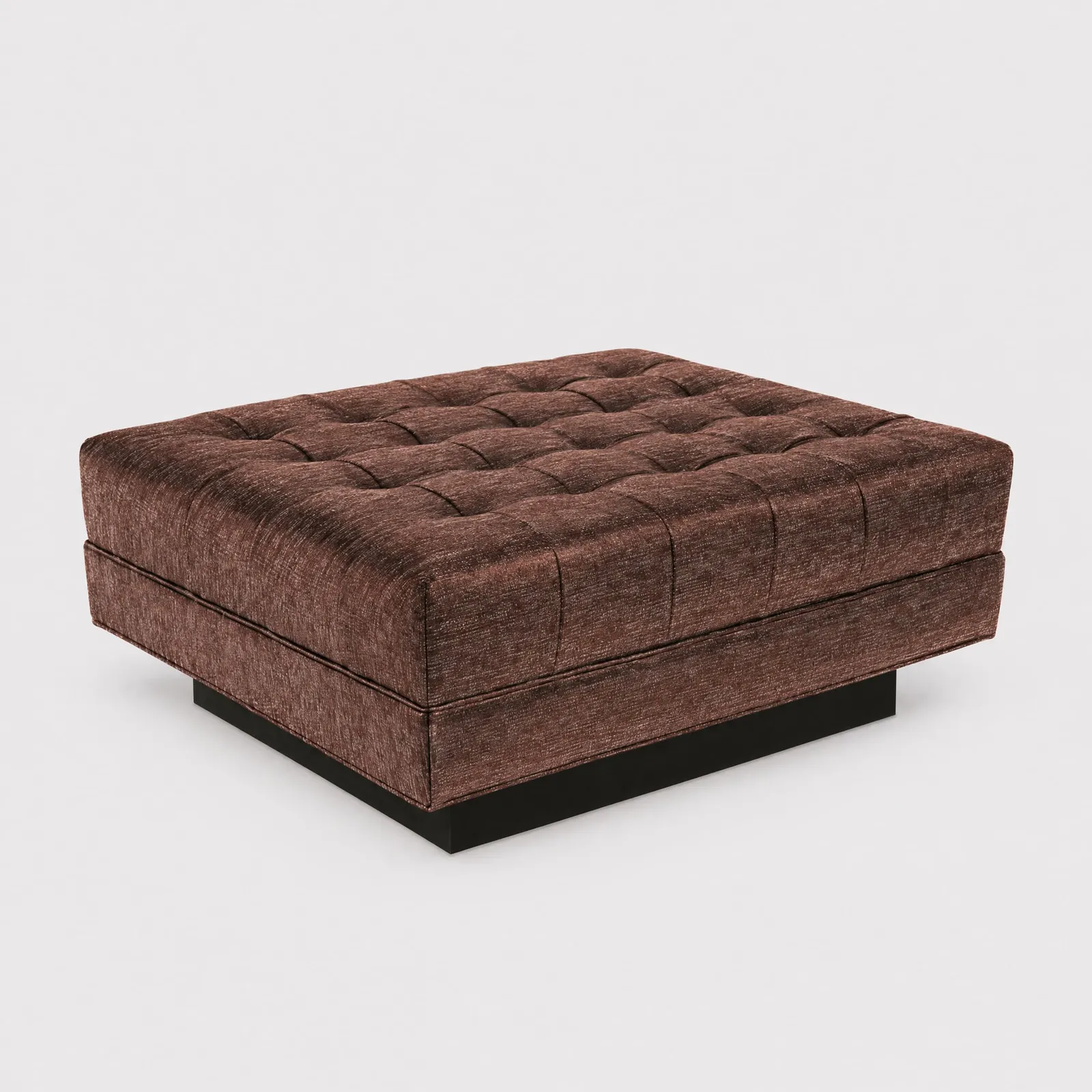 Gallery Compact Bench, Brown Fabric | Barker & Stonehouse