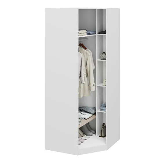 Sudbury 3 Piece Mirrored Corner Wardrobe Set 4