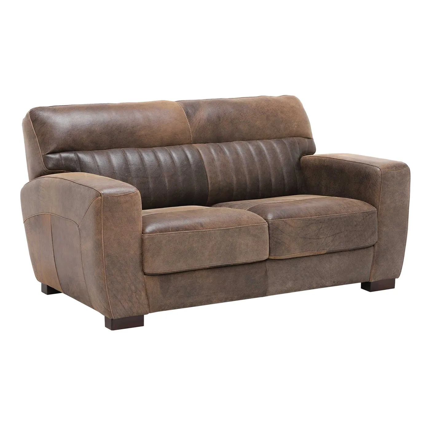 New Missano Leather Loveseat