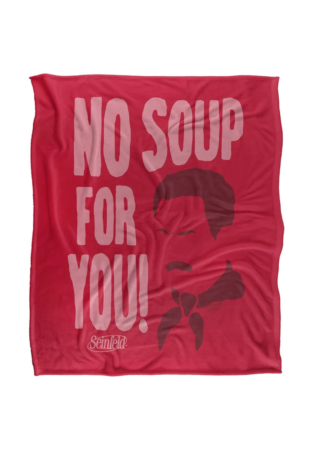 Warner Brothers Seinfeld 152x127cm The Soup Stand Silky Touch Super Soft Throw Blanket in White
