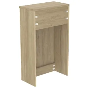Newland Natural Oak WC Unit With Top - 500mm 2