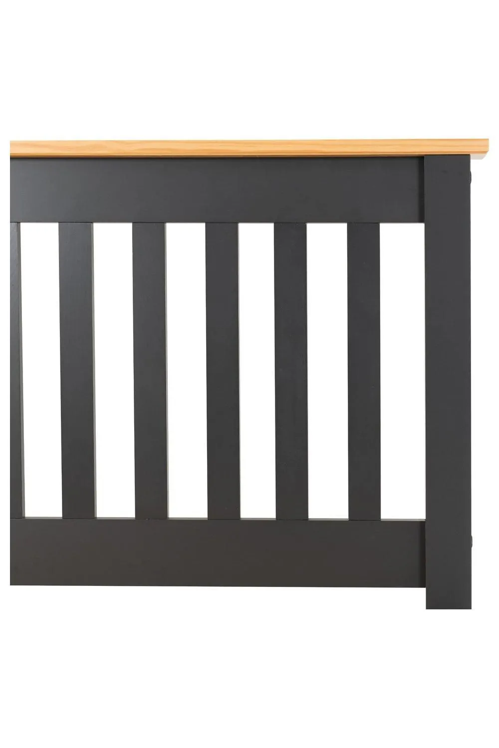 Seconique Monaco 5' King Bed Low Foot End in Dark Grey 5