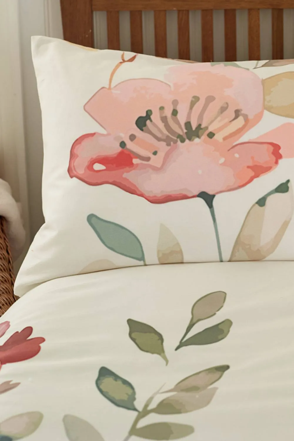 Deyongs Poppy Field Printed Cotton Sateen Duvet Set 4