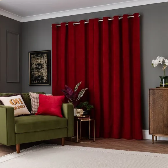 Genoa Chenille Blackout Eyelet Curtains 4
