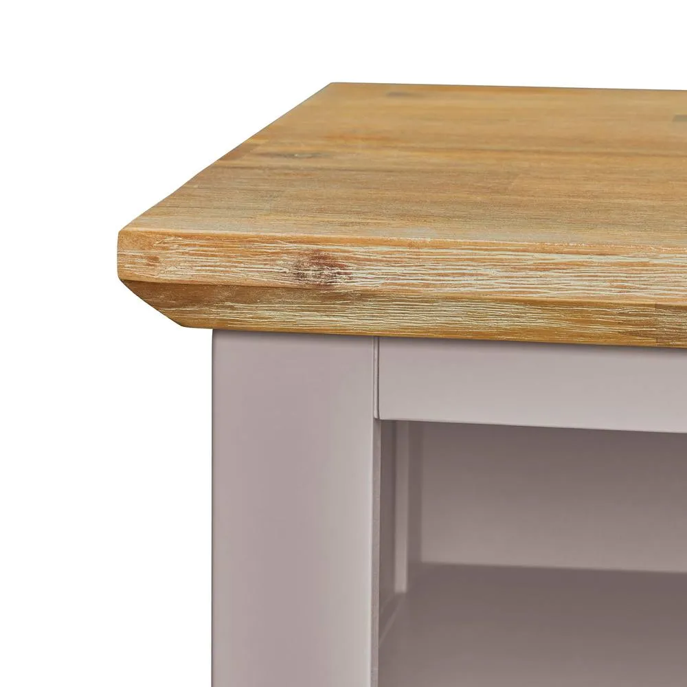 Statement Furniture Florence Large TV Stand with 3 Drawers & Shelf in Taupe 6