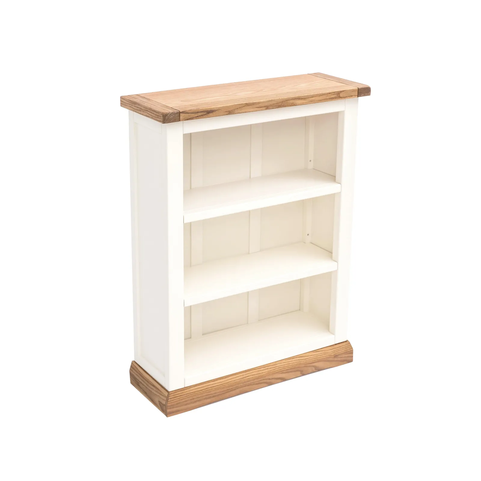 Cabinet Bits Bookcase with Plinth 90x70x25cm in Off-White 3
