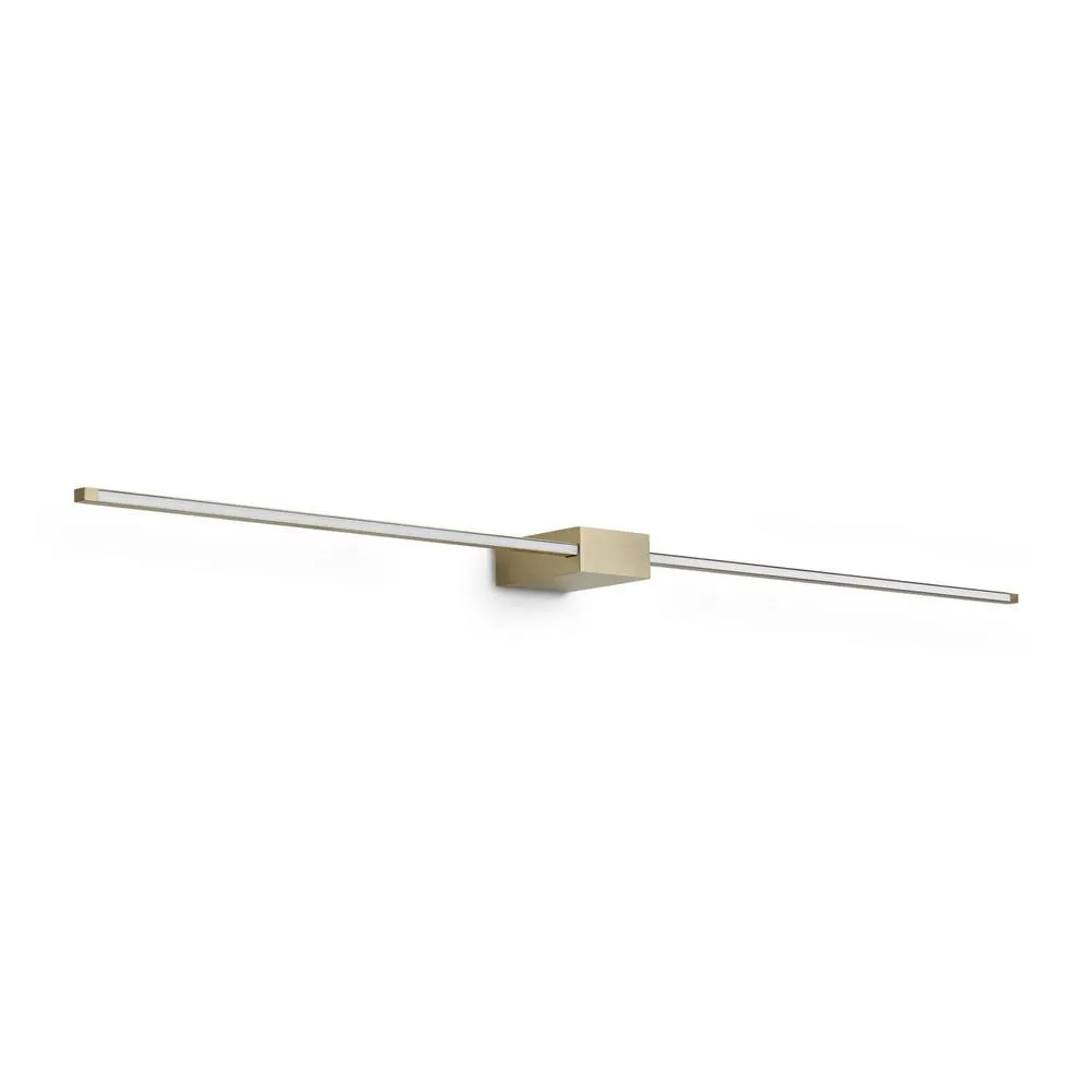 Netlighting Essence Integrated LED Wall Lamp Brass 2000lm 3000K in Gold