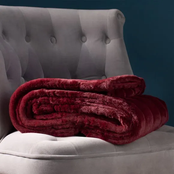 Empress Faux Fur Throw Blanket