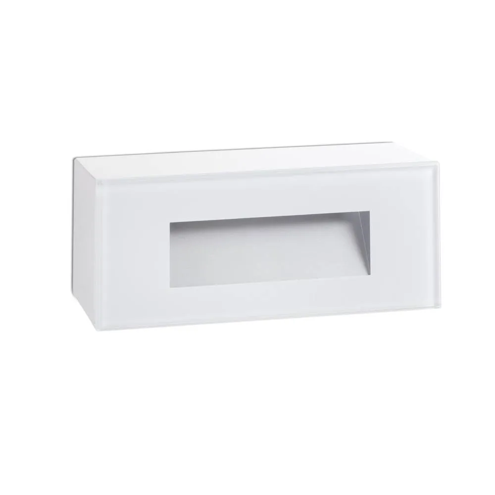 Netlighting Dart Recessed Wall Lamp Matt White IP65 3000K