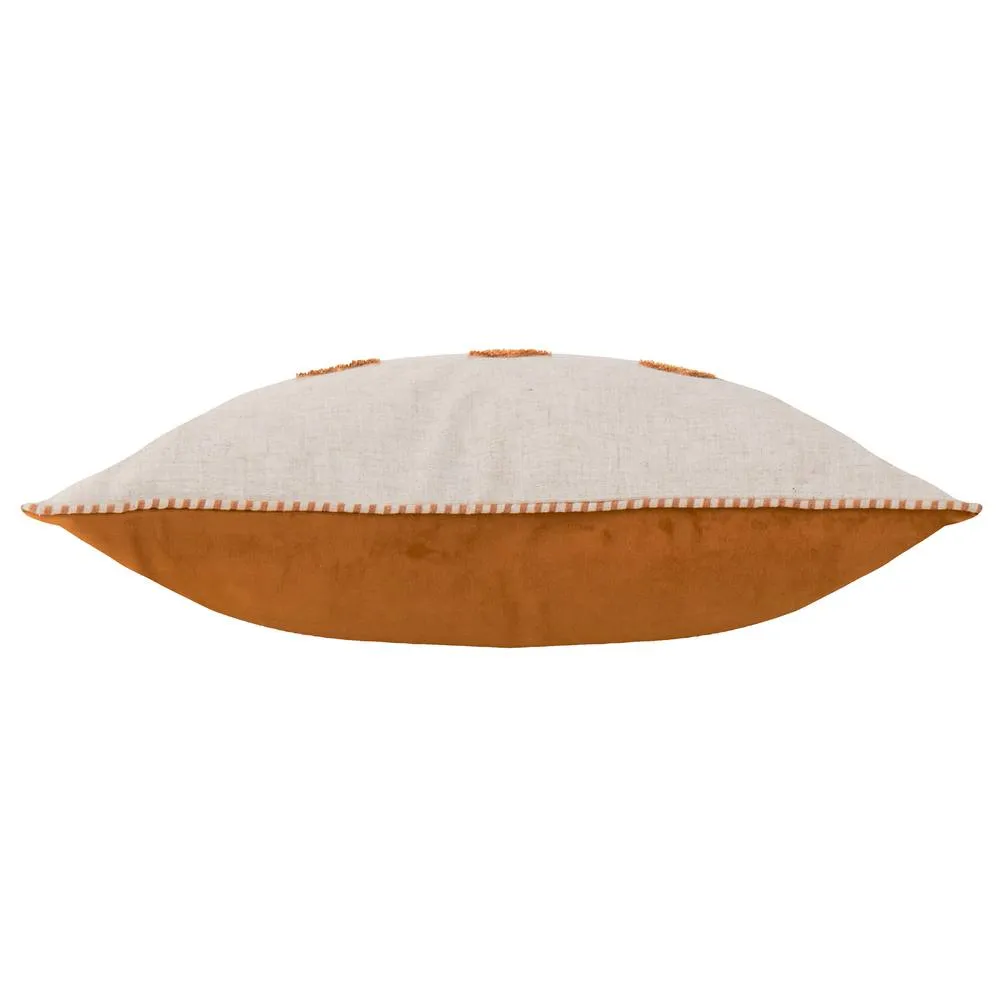 Wylder Ramble Highland Cows Tufted Cushion in Off-White 4