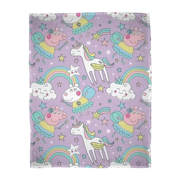 Peppa Pig Bedtime Fleece Blanket 100cm x 150cm 4