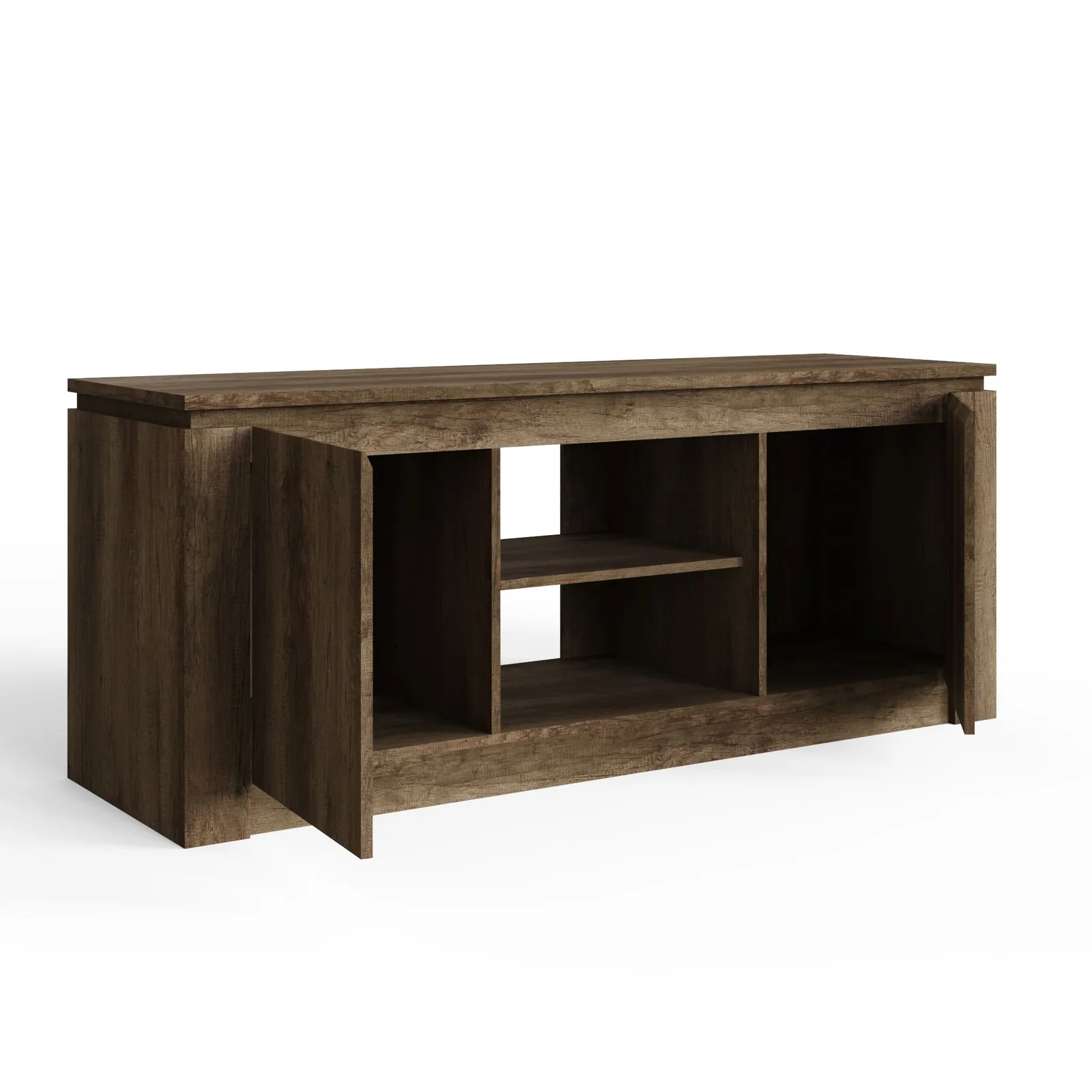 GFW Canyon Oak TV Unit in Light Oak 4