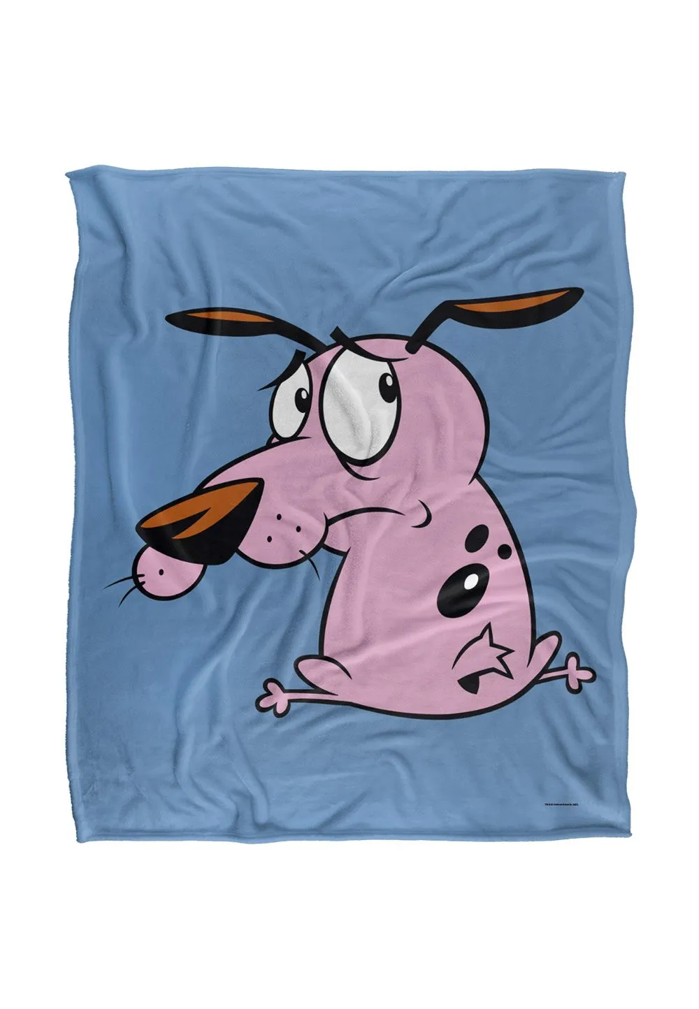 Courage The Cowardly Dog Season 4 Cover Silky Touch Super Soft Throw Blanket 152 X 127 cm in White