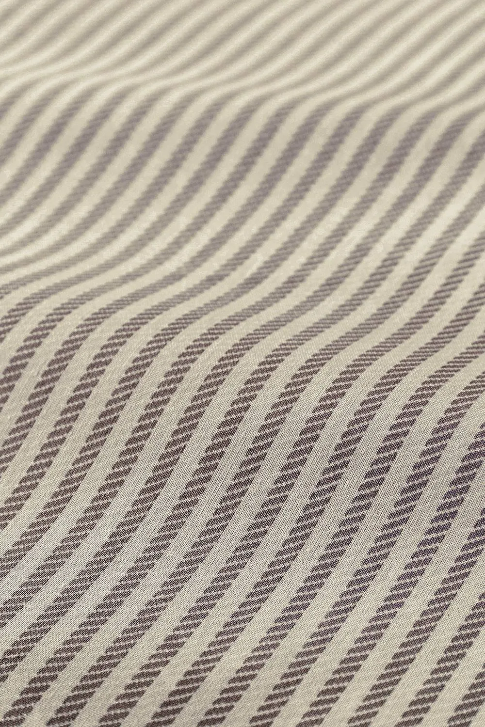 Helena Springfield 'Twill Stripe' Duvet Cover Set in Chocolate 4