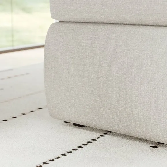 Blake Soft Texture Chenille Footstool 3