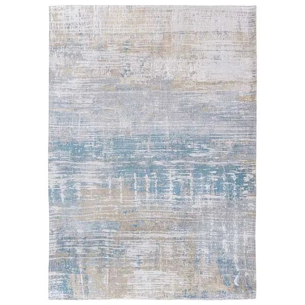 Atlantic Streaks Rug  Long Island Blue