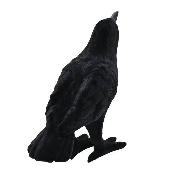Hocus Pocus Novelties Flocked Crow 4