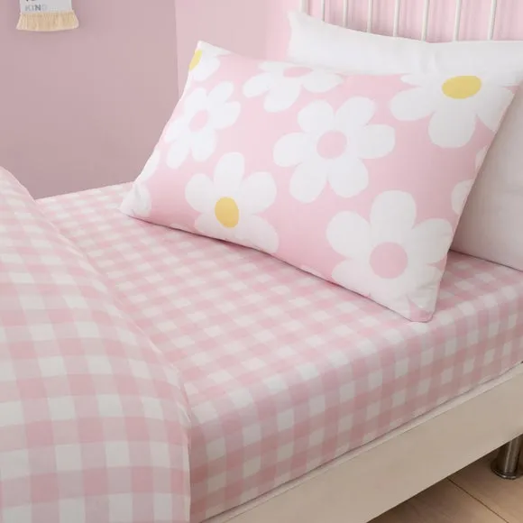 Bedlam Retro Daisy Single Fitted Sheet