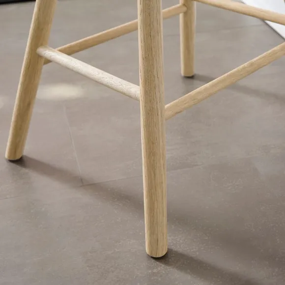 Loxwood Counter Height Bar Stool, Solid Oak 4