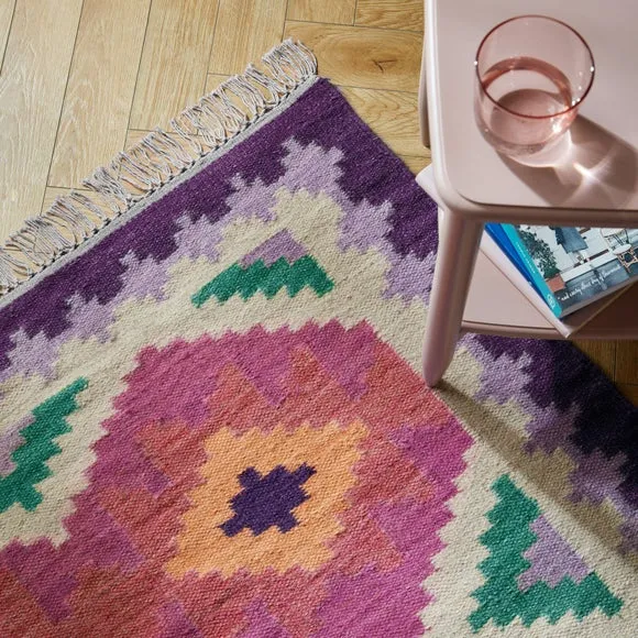 Sophie Robinson Candy Kilim Wool Rug 6