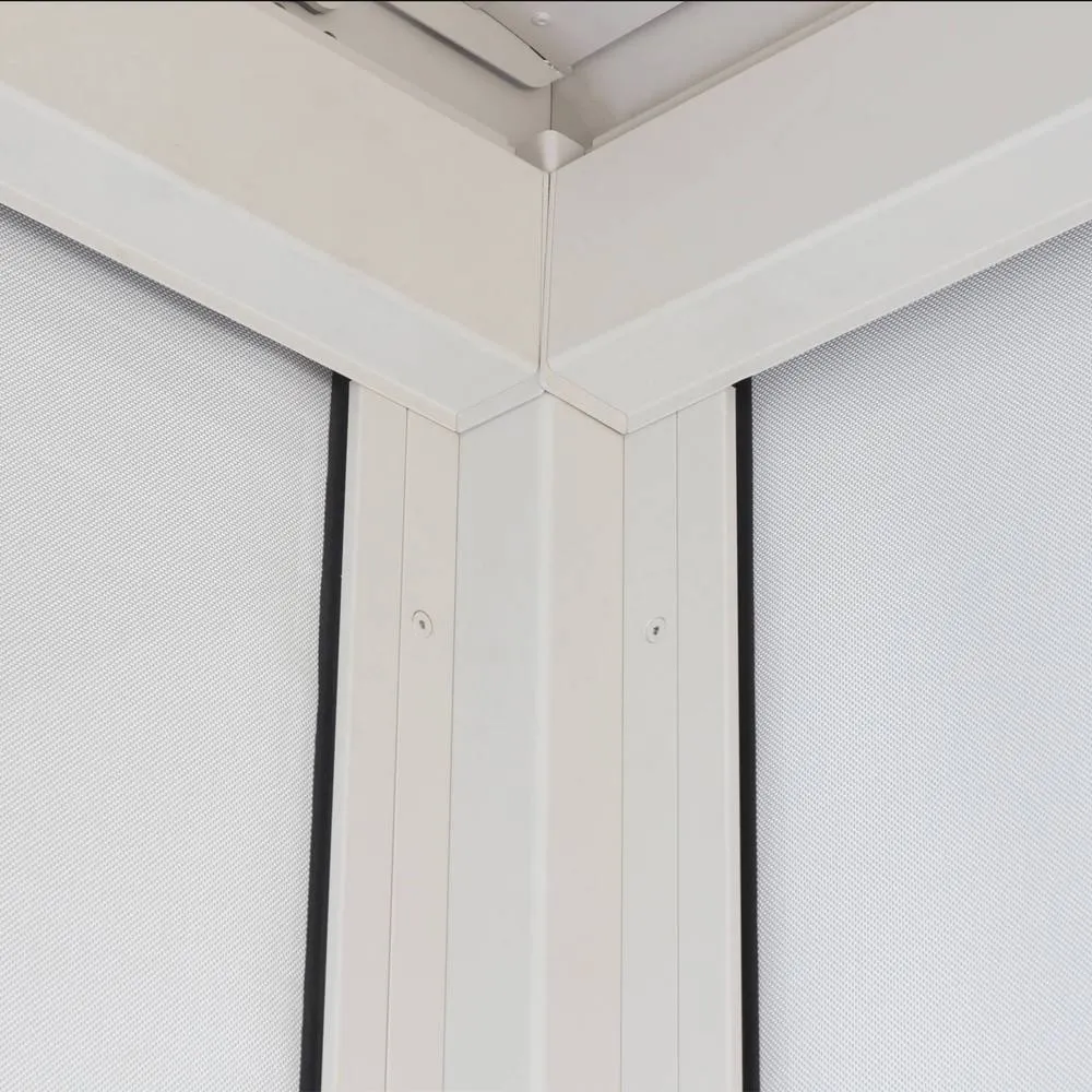sweeek Blind aluminium 4m for Triomphe pergola in Beige 2