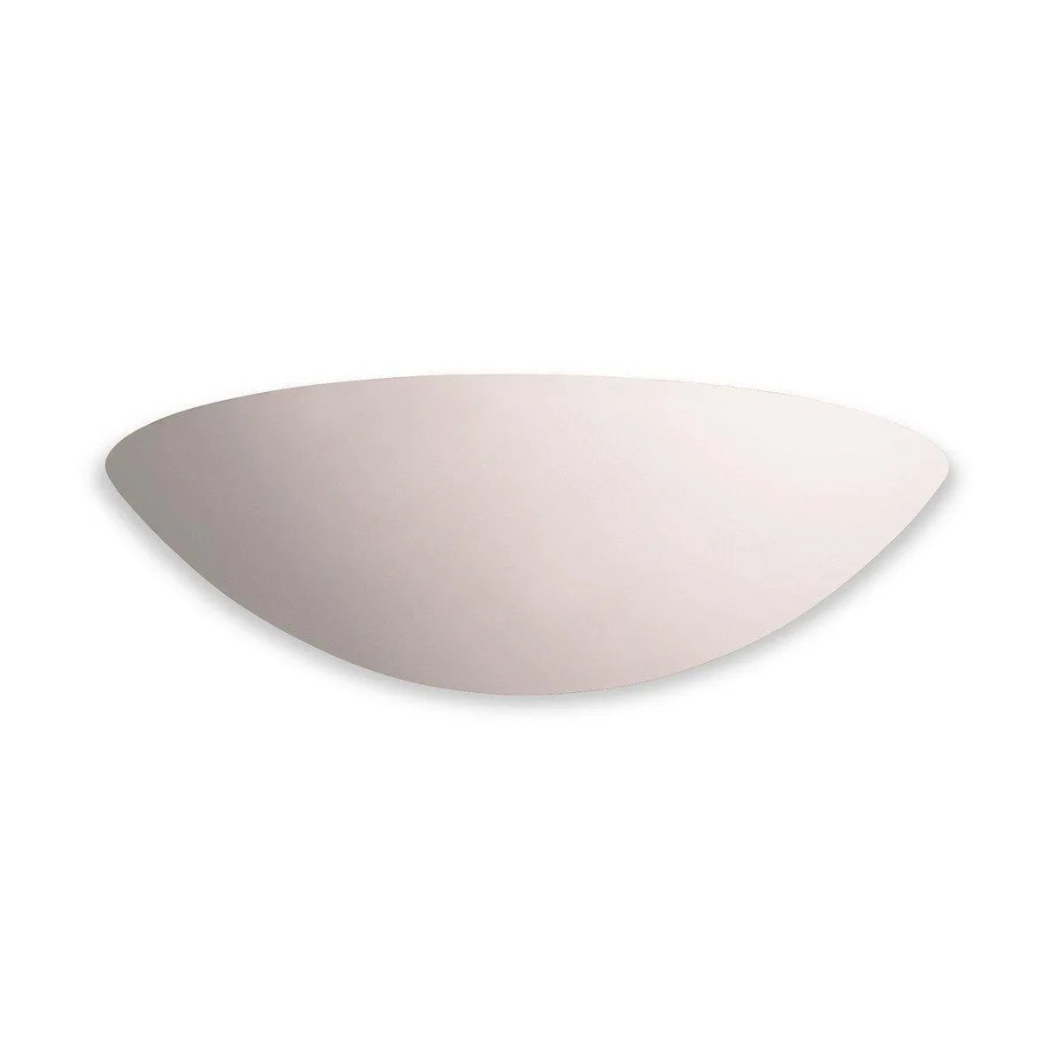 Netlighting Ceramic 1 Light Indoor Wall Uplighter 100W Unglazed E27 in White