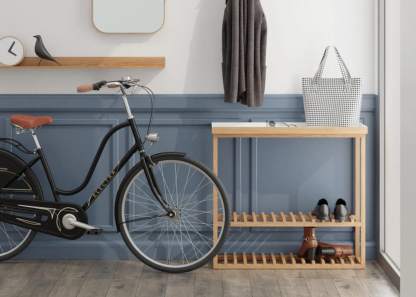 Wireworks Hello Storage Table Oak 3