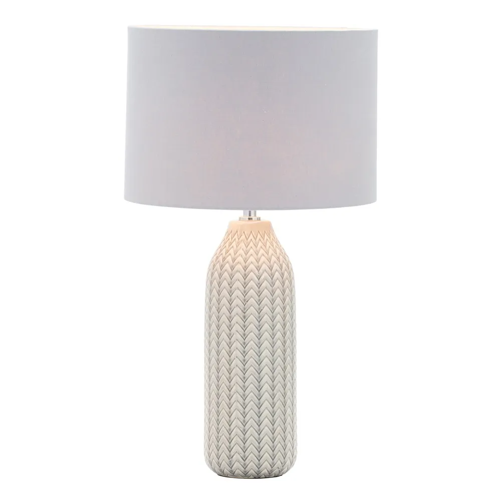 Quentin Table Lamp, Grey