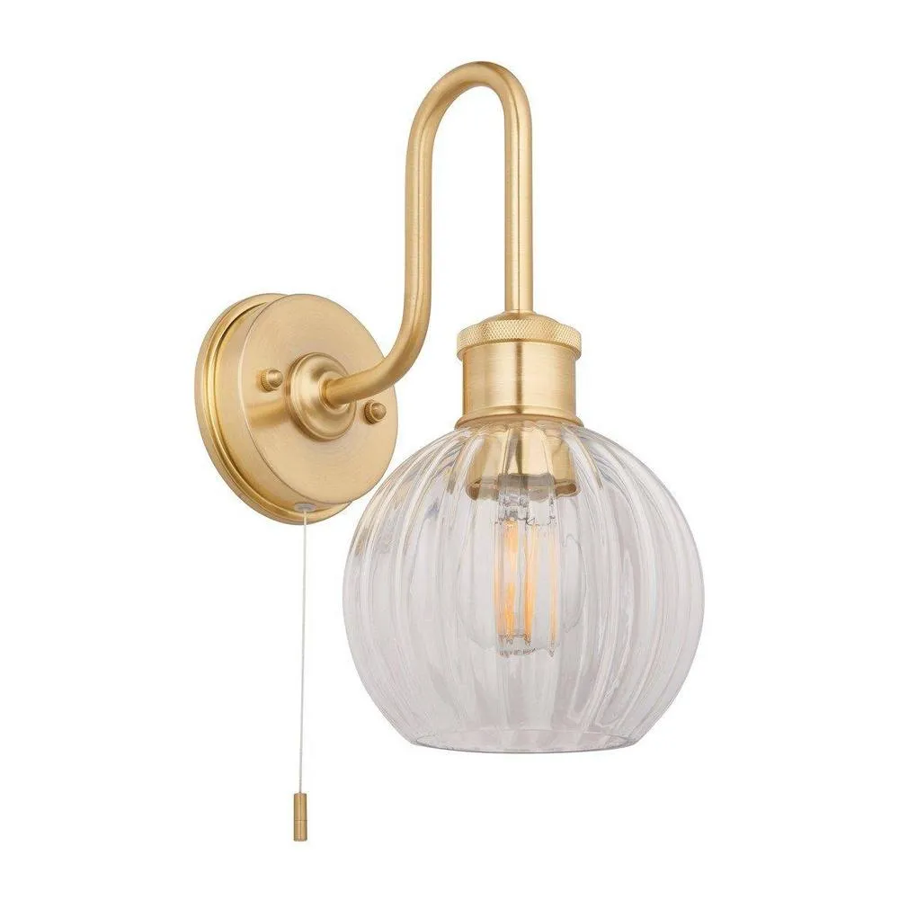 Netlighting 'MARSALA' Non Dimmable Stylish Contemporary Bathroom Glass Wall Lamp in Yellow 6