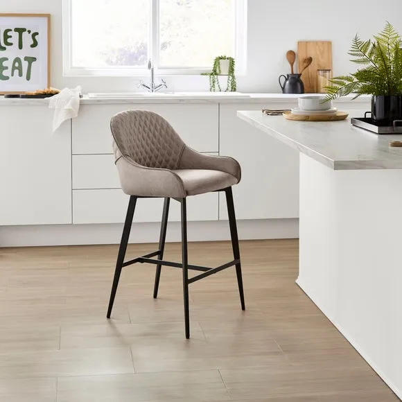 Hudson Bar Stool, Faux Leather 1