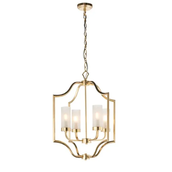 Vogue Edrea Brass 4 Light Ceiling Light 2