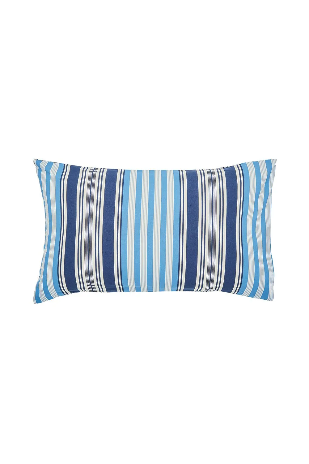 Helena Springfield 'Beach House Stripe' Cotton Duvet Cover Set in Blue 4
