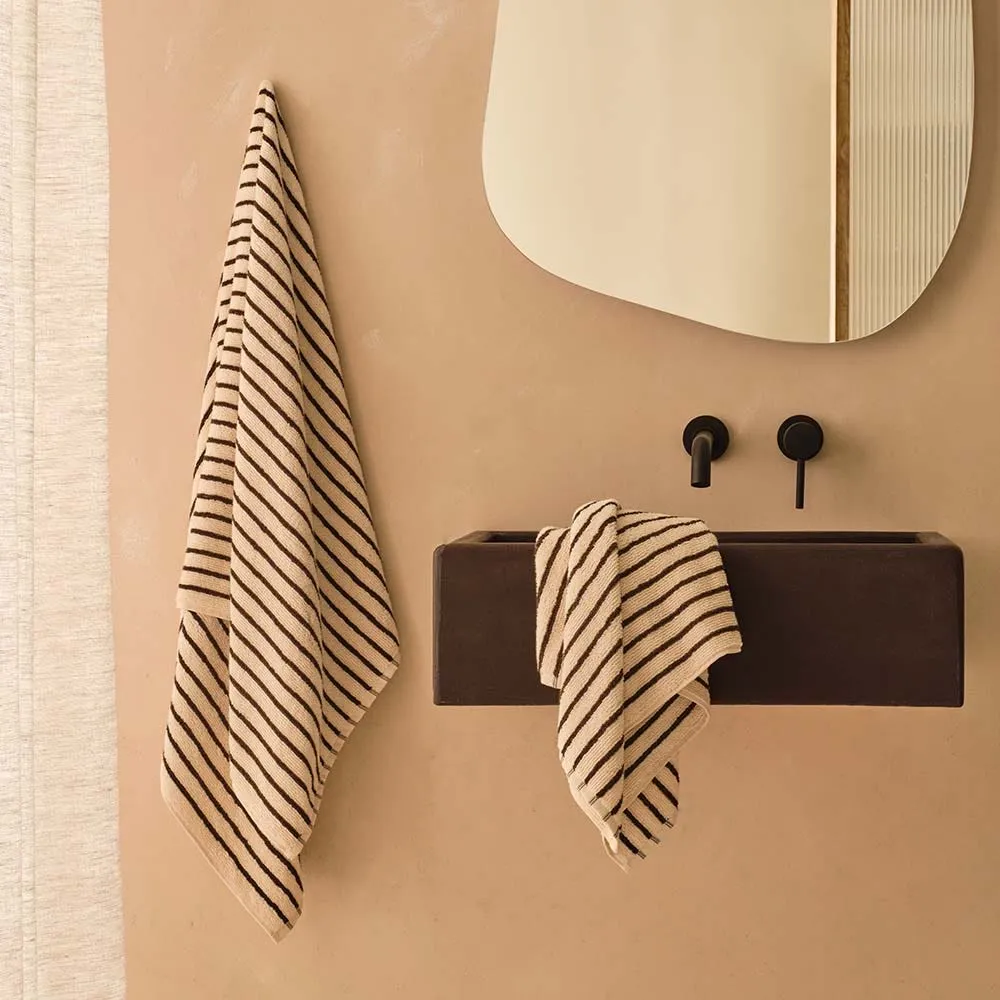 Heal's Organic Stripe Hand Towel 4