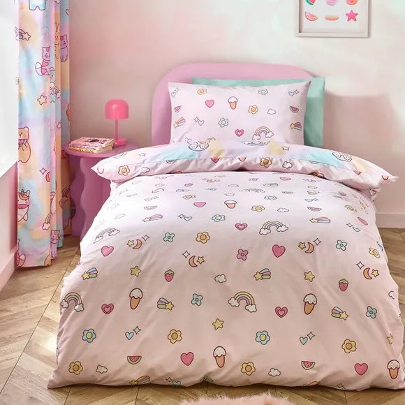 Catherine Lansfield Forever Together Polycotton Duvet Cover & Pillowcase Set 3