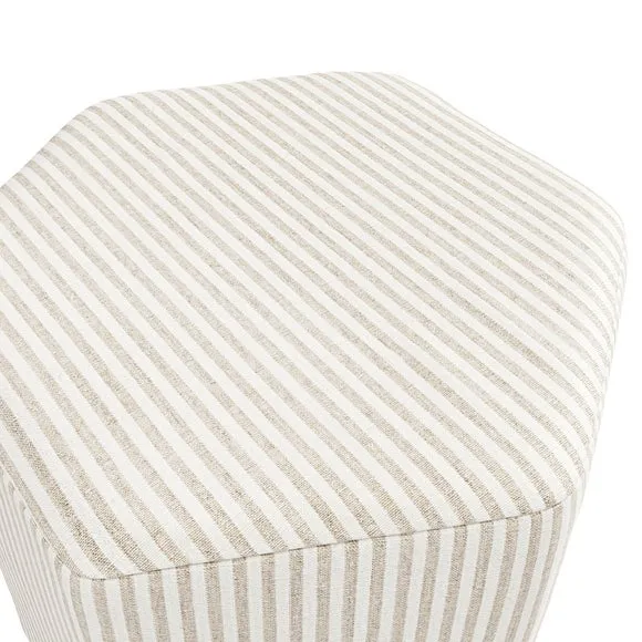 Harbour Thin Stripe Stool 2