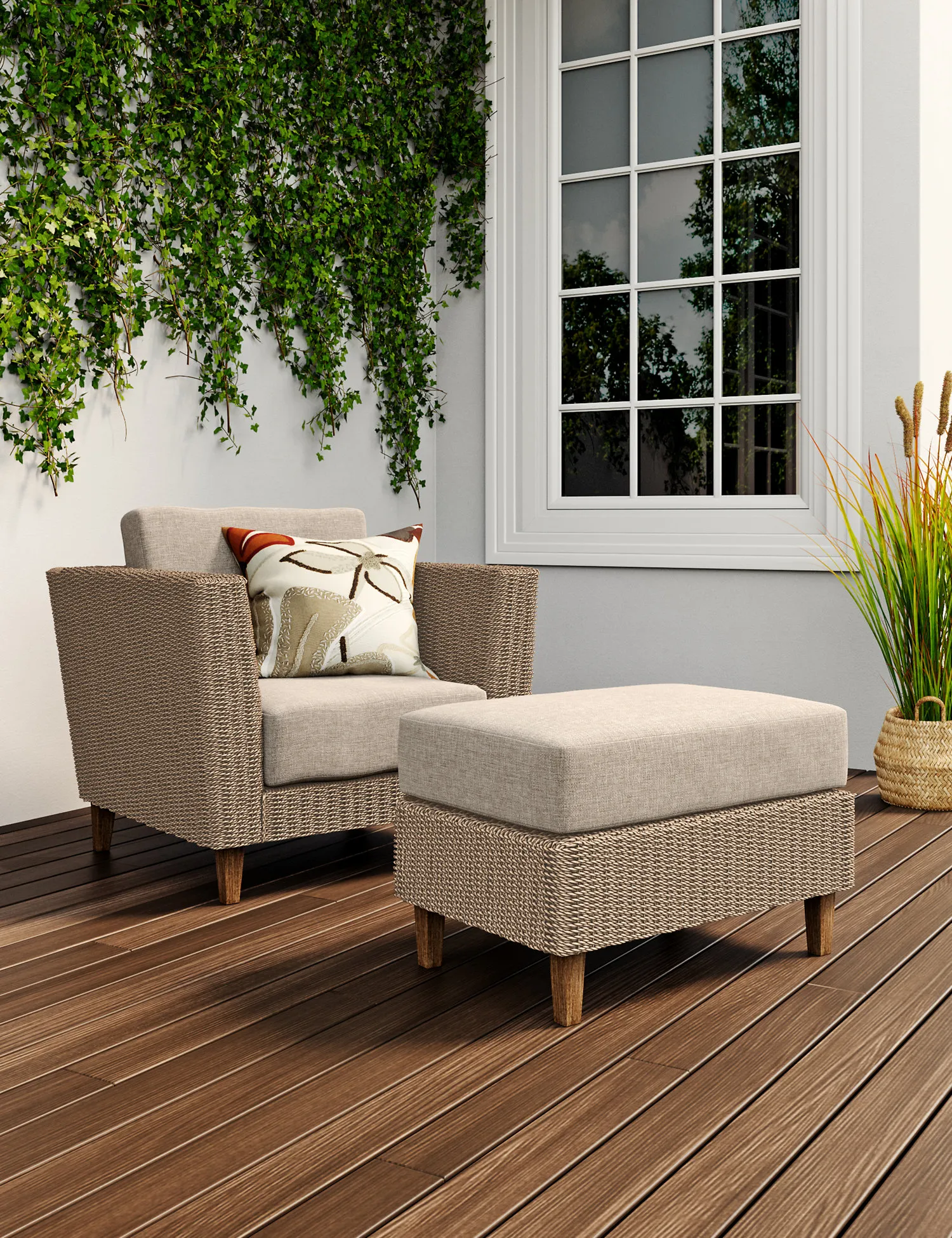 M&S Riviera Garden Footstool