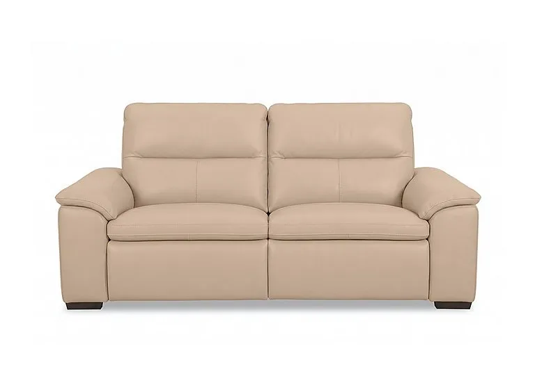 Relax 3 Seater Leather Power Recliner Sofa with Power Headrests - Sofas and Armchairs - In Time for Christmas