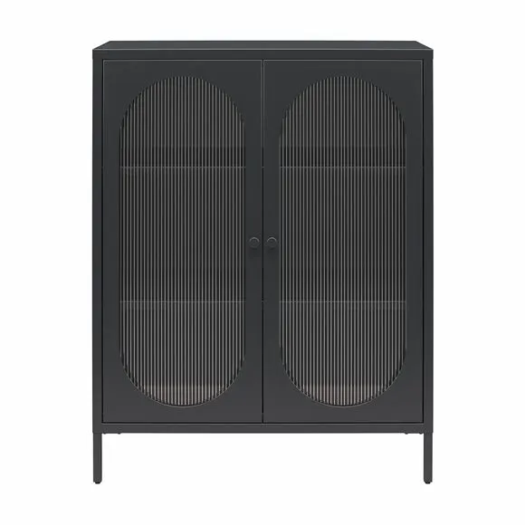 Luna Small Fluted Sideboard, Glass 5