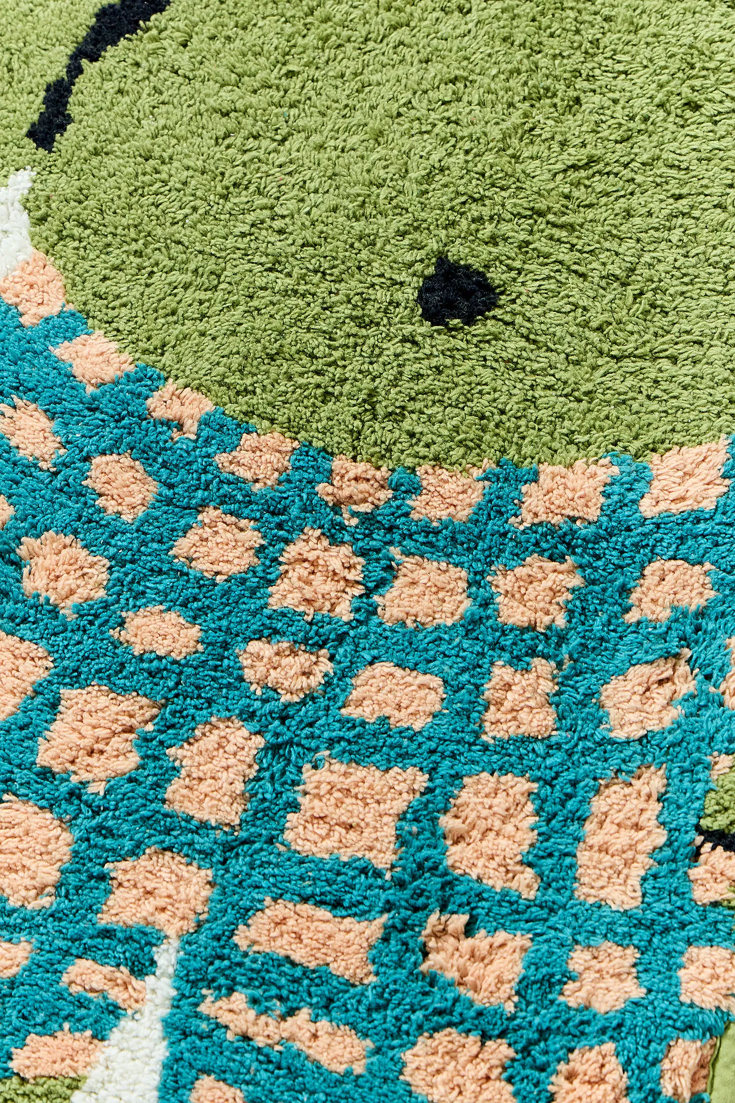 Frog Runner Bath Mat - Green 2